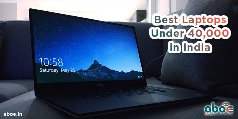 best laptops under 40000 in india